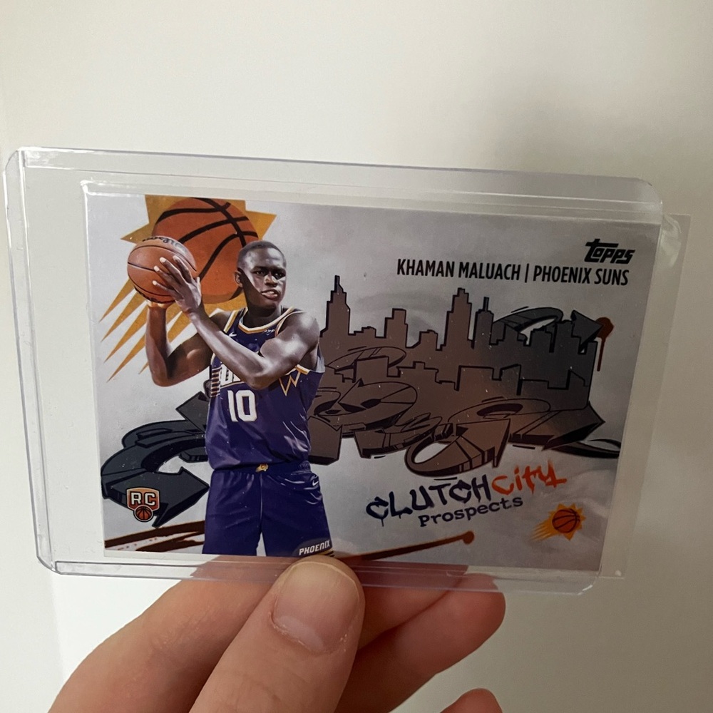 Topps Phoenix Suns Khaman Maluach NBA Card 25/26 CC-10